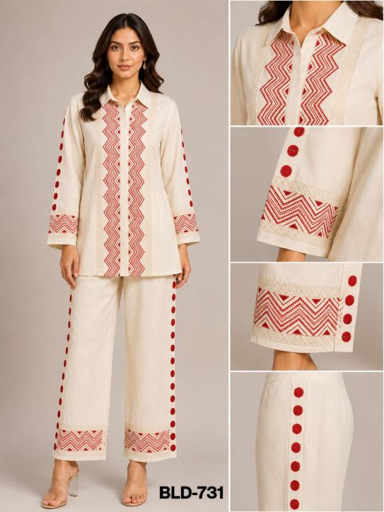 Ballika cotton heavy co ord sets